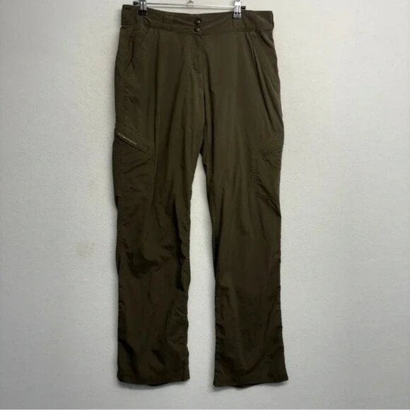 Exofficio Cargo Nylon Pants Women's 8 Brown - Picture 1 of 5
